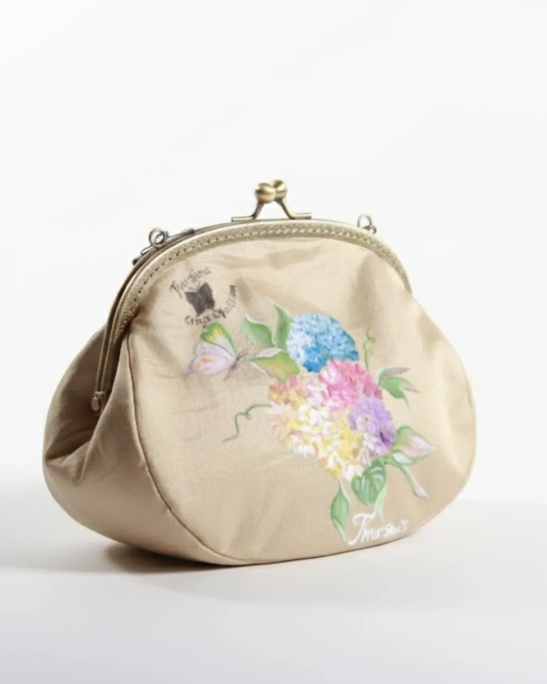 Gambar Clutch Lukis Premium