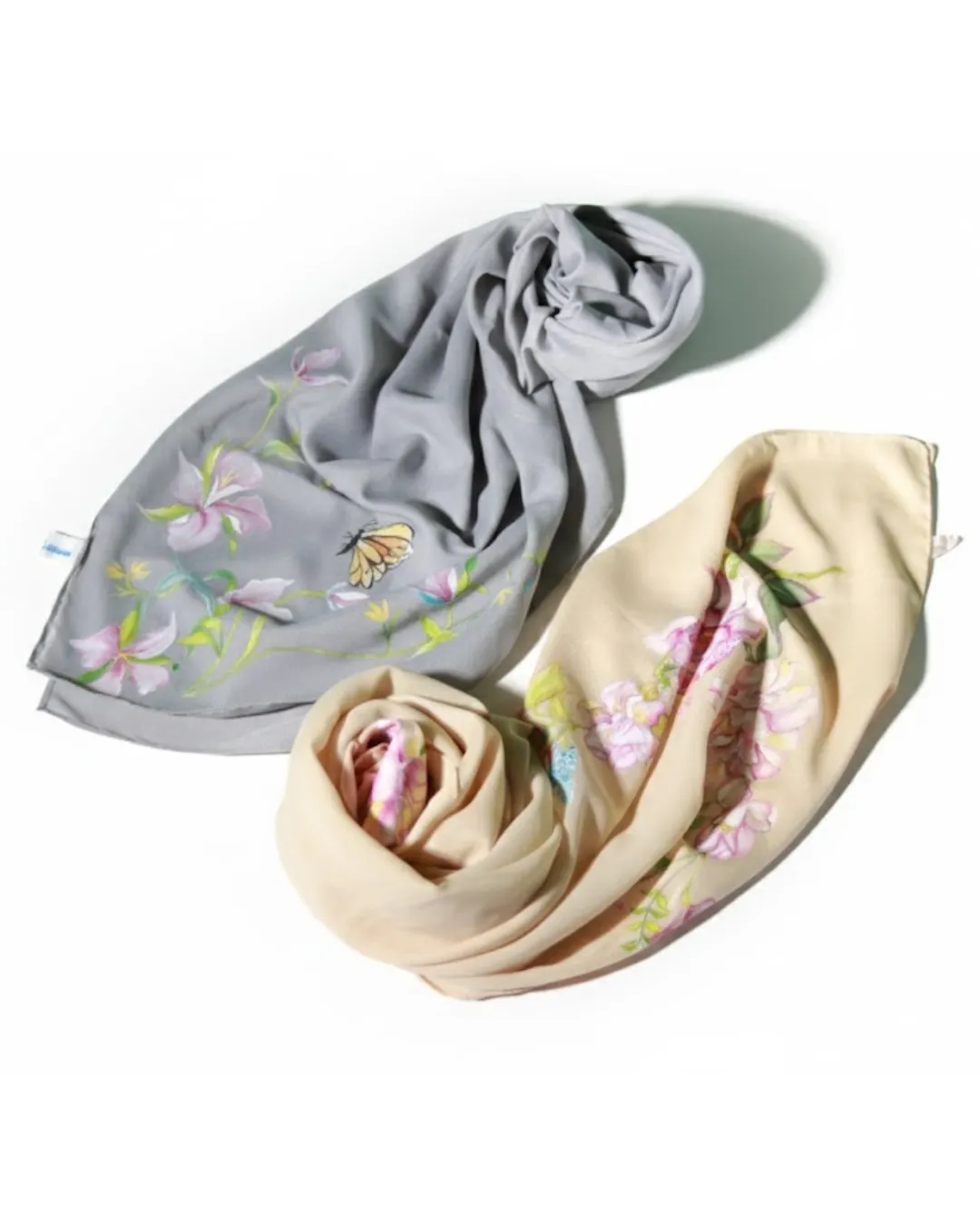 Gambar Scarf /Hijab Lukis Premium